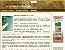 Tablet Screenshot of impermeabilizartechos.com